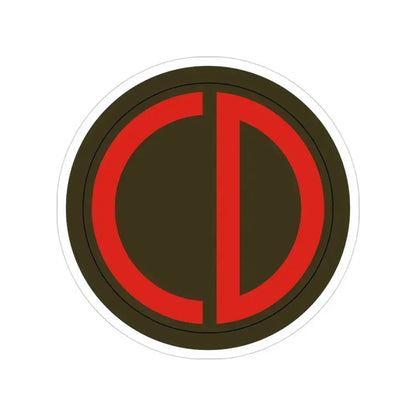 85th Division SSI (U.S. Army) Transparent STICKER Die-Cut Vinyl Decal 3 Inch - The Sticker Space