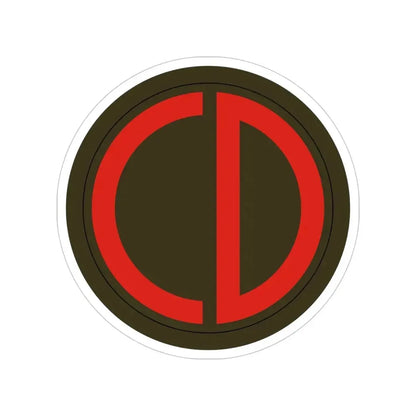 85th Division SSI (U.S. Army) Transparent STICKER Die-Cut Vinyl Decal 4 Inch - The Sticker Space