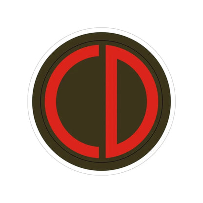 85th Division SSI (U.S. Army) Transparent STICKER Die-Cut Vinyl Decal 5 Inch - The Sticker Space