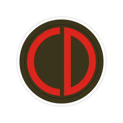 85th Division SSI (U.S. Army) Transparent STICKER Die-Cut Vinyl Decal 5 Inch - The Sticker Space