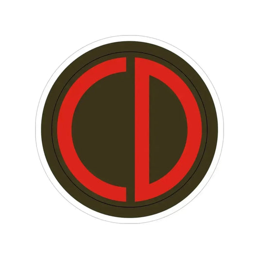 85th Division SSI (U.S. Army) Transparent STICKER Die-Cut Vinyl Decal 6 Inch - The Sticker Space