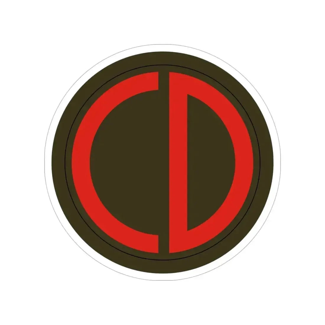 85th Division SSI (U.S. Army) Transparent STICKER Die-Cut Vinyl Decal 6 Inch - The Sticker Space