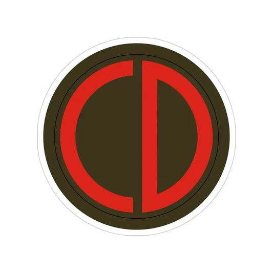 85th Division SSI (U.S. Army) Transparent STICKER Die-Cut Vinyl Decal 6 Inch - The Sticker Space