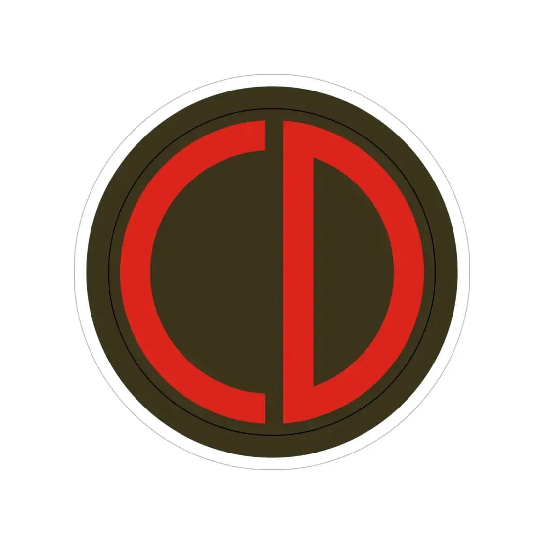 85th Division SSI (U.S. Army) Transparent STICKER Die-Cut Vinyl Decal - The Sticker Space