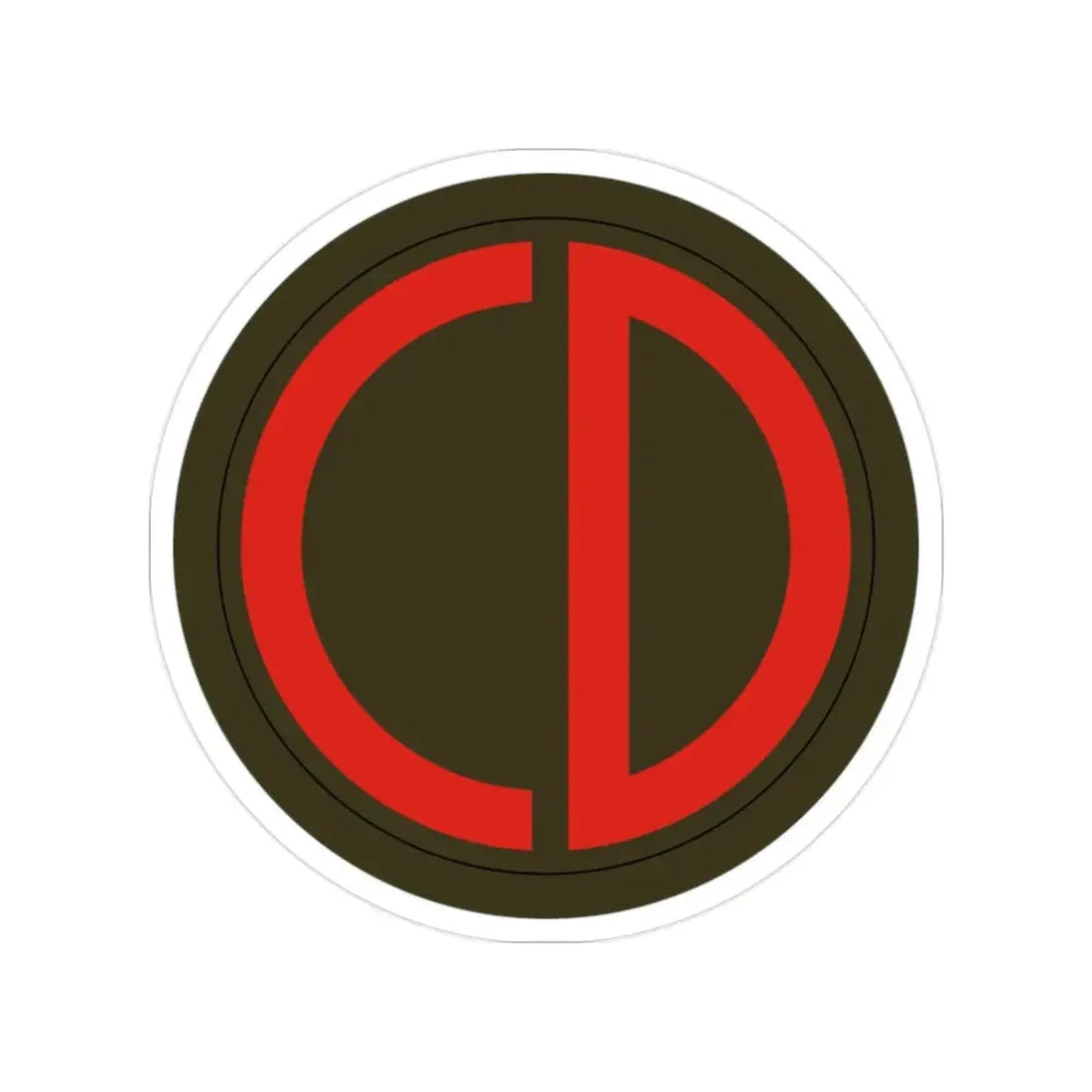 85th Division SSI (U.S. Army) Transparent STICKER Die-Cut Vinyl Decal - The Sticker Space