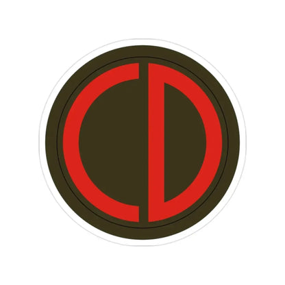 85th Division SSI (U.S. Army) Transparent STICKER Die-Cut Vinyl Decal - The Sticker Space