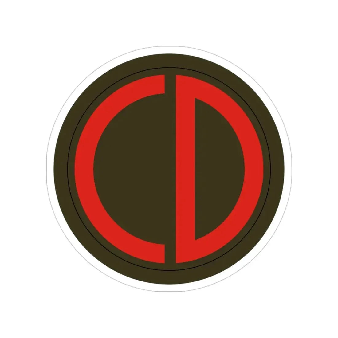 85th Division SSI (U.S. Army) Transparent STICKER Die-Cut Vinyl Decal - The Sticker Space