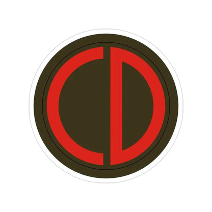 85th Division SSI (U.S. Army) Transparent STICKER Die-Cut Vinyl Decal - The Sticker Space