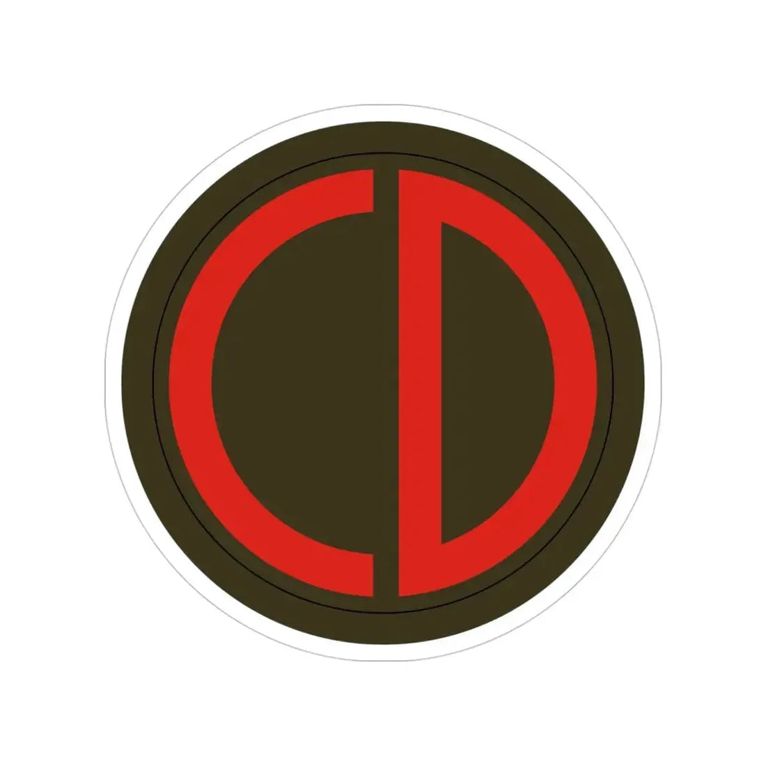 85th Division SSI (U.S. Army) Transparent STICKER Die-Cut Vinyl Decal - The Sticker Space