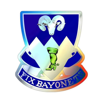 85th Infantry Regiment (U.S. Army) Holographic STICKER Die-Cut Vinyl Decal - The Sticker Space