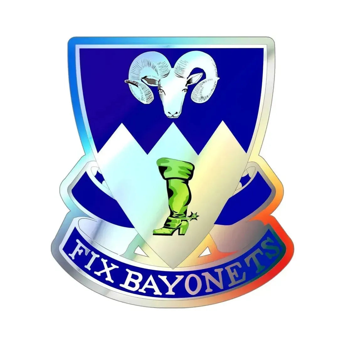 85th Infantry Regiment (U.S. Army) Holographic STICKER Die-Cut Vinyl Decal - The Sticker Space