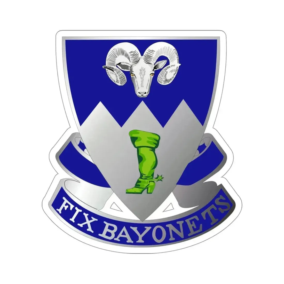 85th Infantry Regiment (U.S. Army) STICKER Vinyl Die-Cut Decal 4 Inch - The Sticker Space