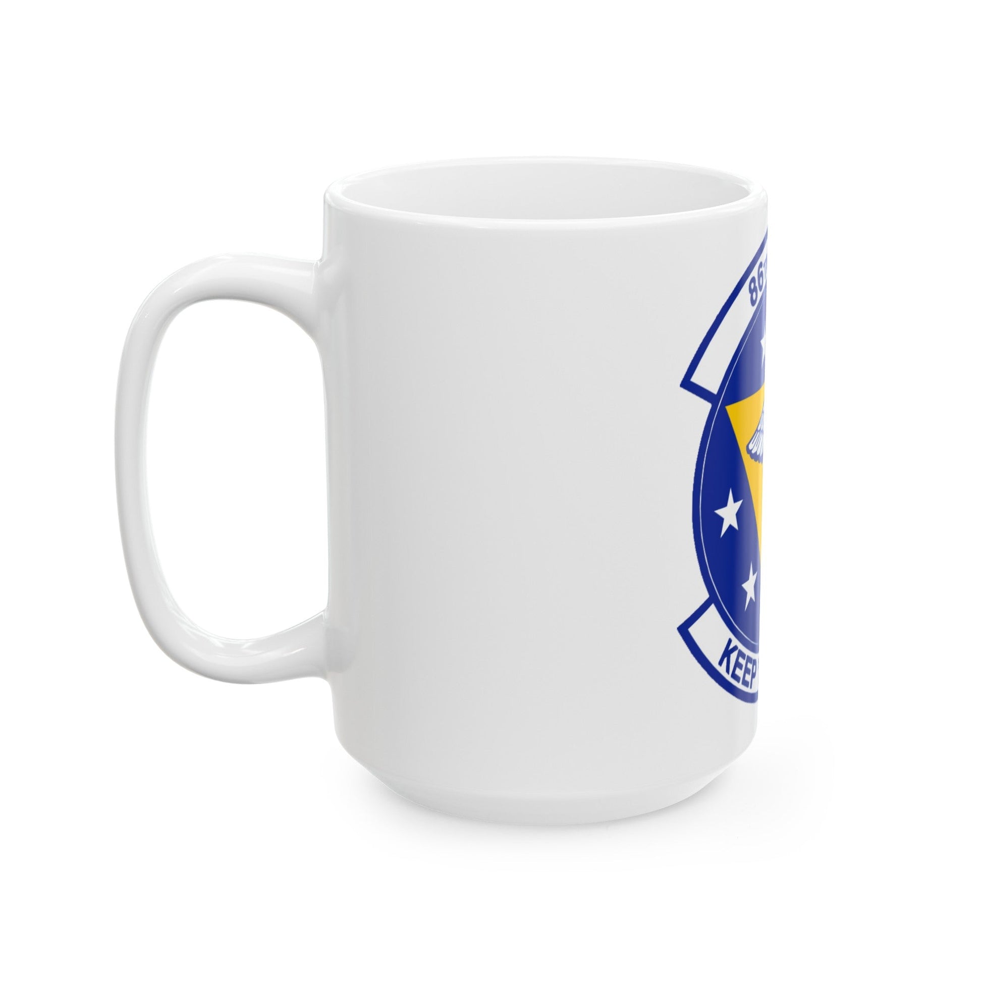 86 Aerospace Medicine Squadron USAFE (U.S. Air Force) White Coffee Mug-The Sticker Space