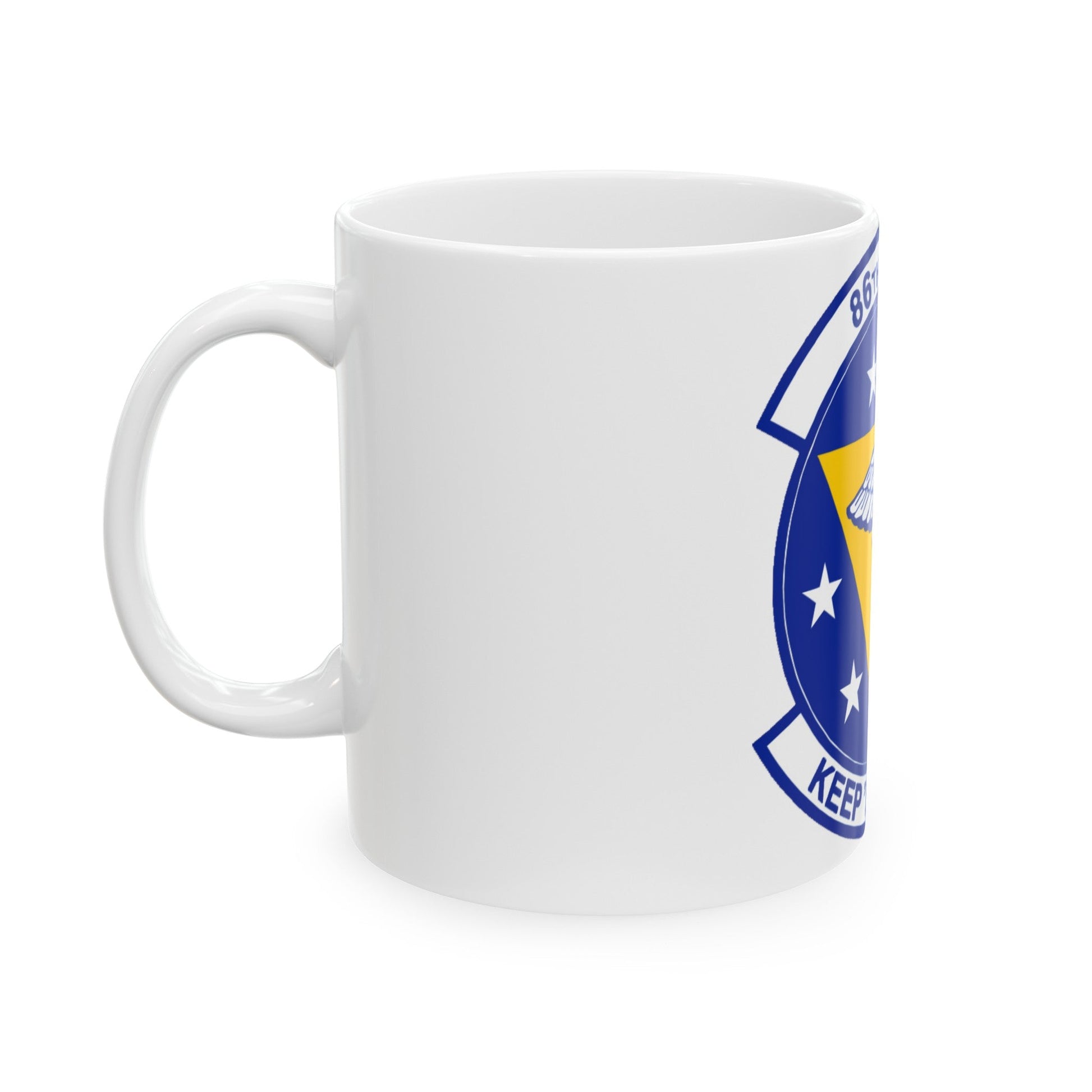 86 Aerospace Medicine Squadron USAFE (U.S. Air Force) White Coffee Mug-The Sticker Space