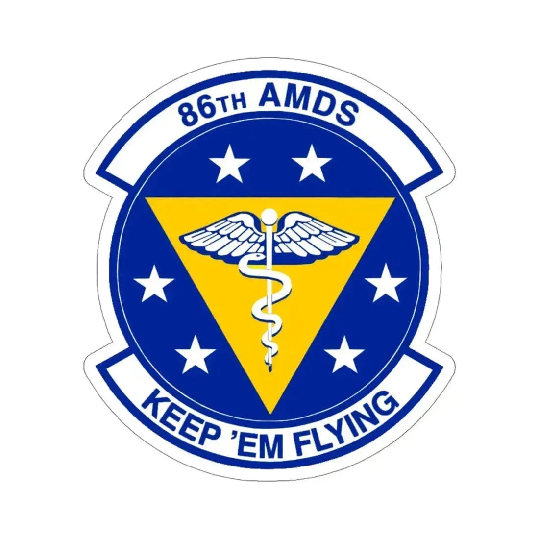 86 Aerospace Medicine Squadron USAFE (U.S. Air Force) STICKER Vinyl Die-Cut Decal 4 Inch - The Sticker Space