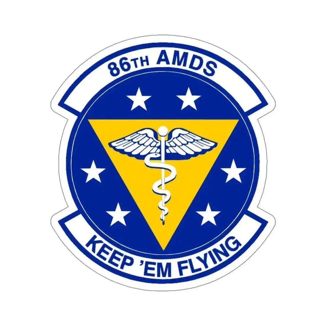86 Aerospace Medicine Squadron USAFE (U.S. Air Force) STICKER Vinyl Die-Cut Decal 6 Inch - The Sticker Space