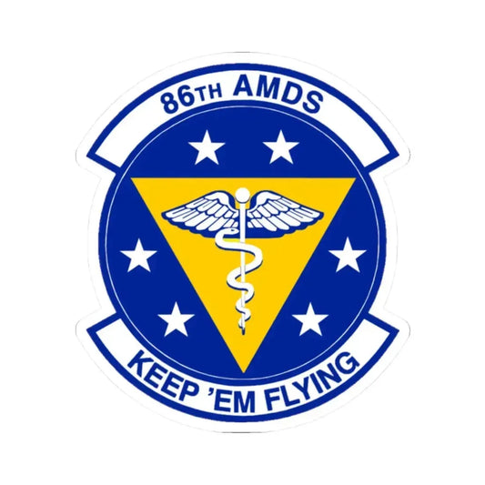 86 Aerospace Medicine Squadron USAFE (U.S. Air Force) STICKER Vinyl Kiss-Cut Decal 2 Inch White - The Sticker Space