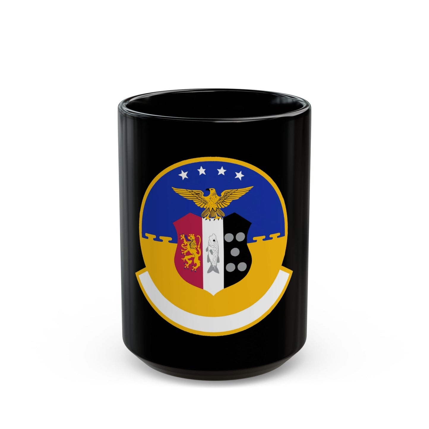 86 Civil Engineer Squadron USAFE (U.S. Air Force) Black Coffee Mug-15oz-The Sticker Space