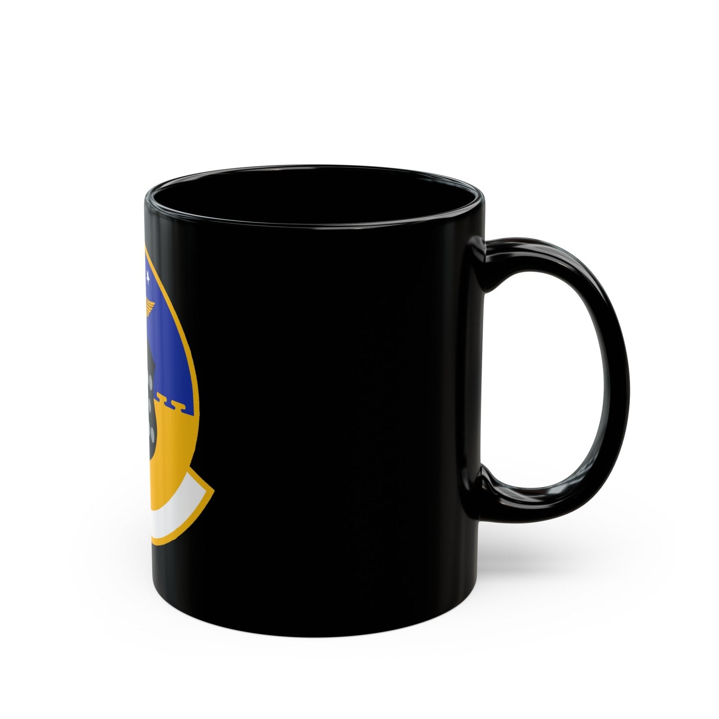 86 Civil Engineer Squadron USAFE (U.S. Air Force) Black Coffee Mug-The Sticker Space