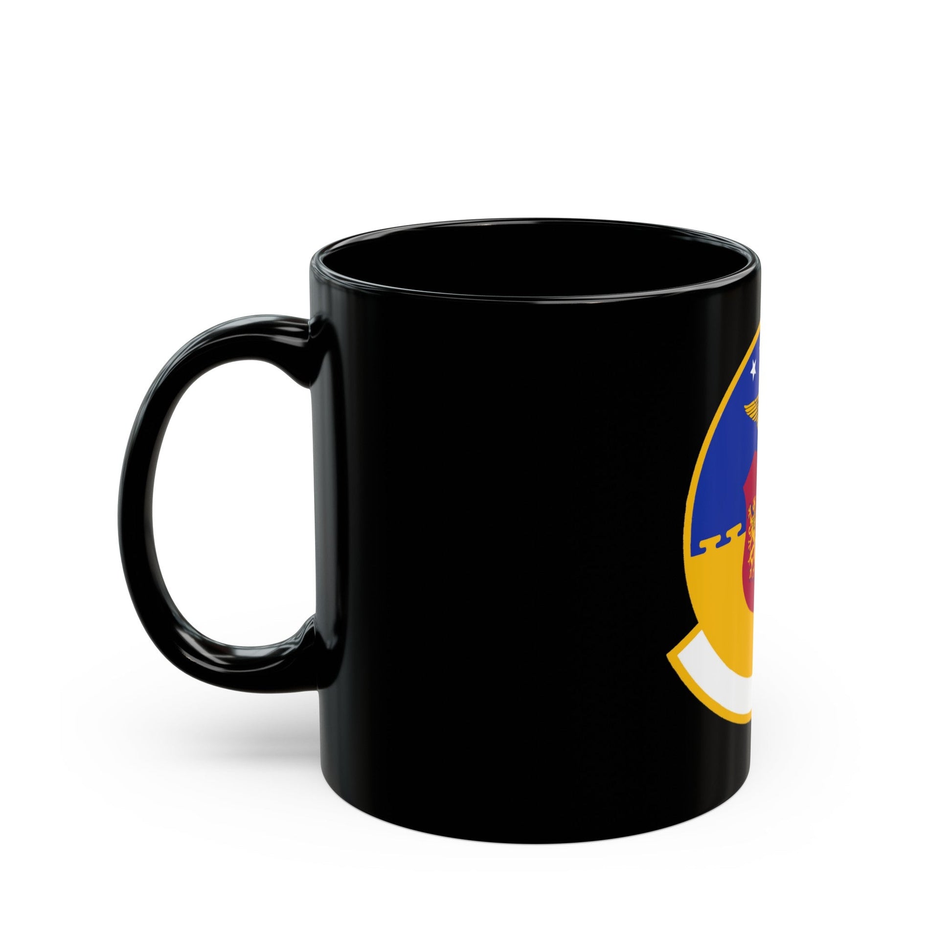 86 Civil Engineer Squadron USAFE (U.S. Air Force) Black Coffee Mug-The Sticker Space