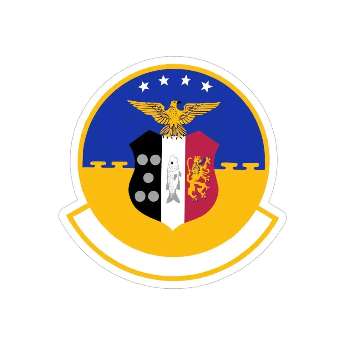 86 Civil Engineer Squadron USAFE (U.S. Air Force) REVERSE PRINT Transparent Die-Cut STICKER - The Sticker Space