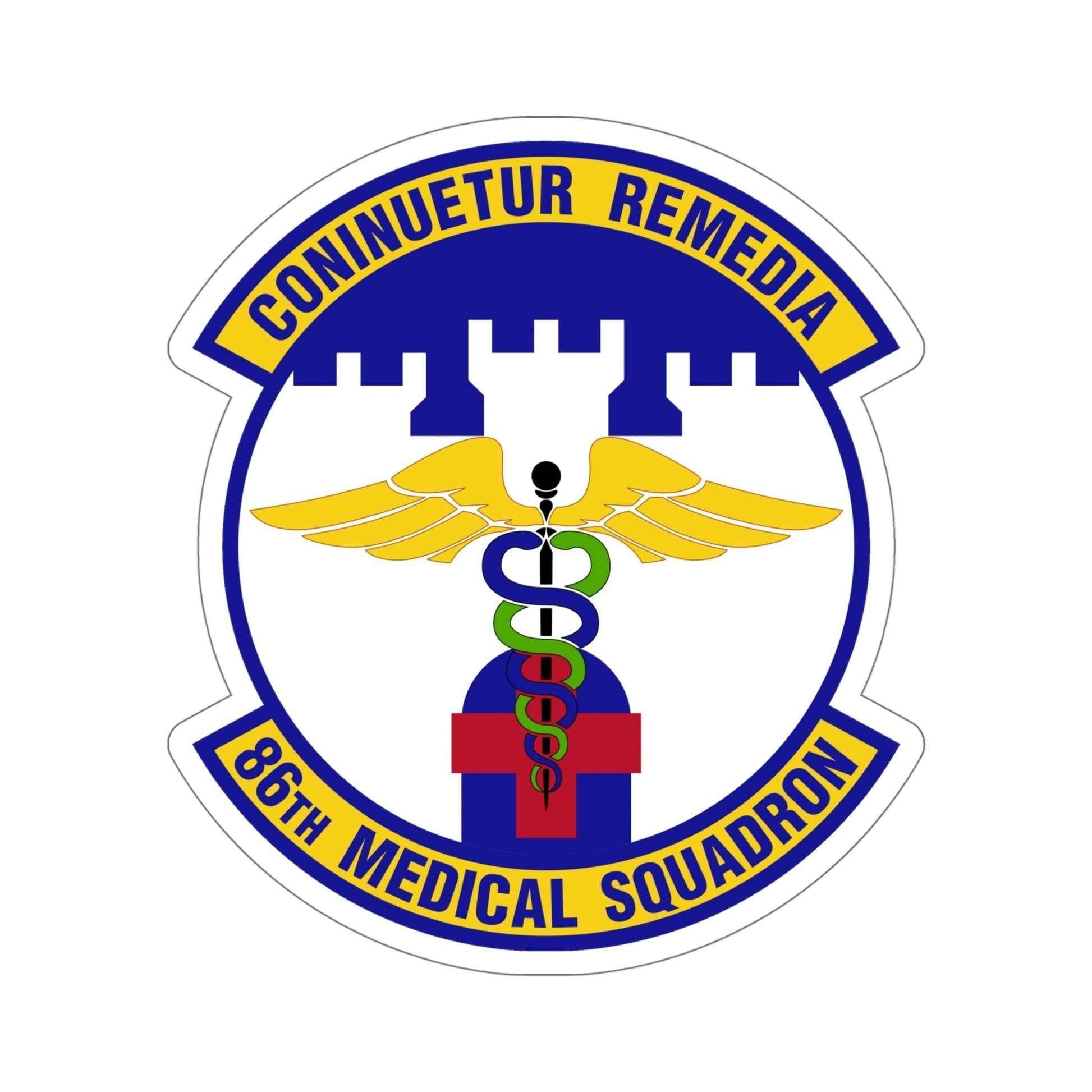 86 Medical Squadron USAFE (U.S. Air Force) STICKER Vinyl Die-Cut Decal-6 Inch-The Sticker Space