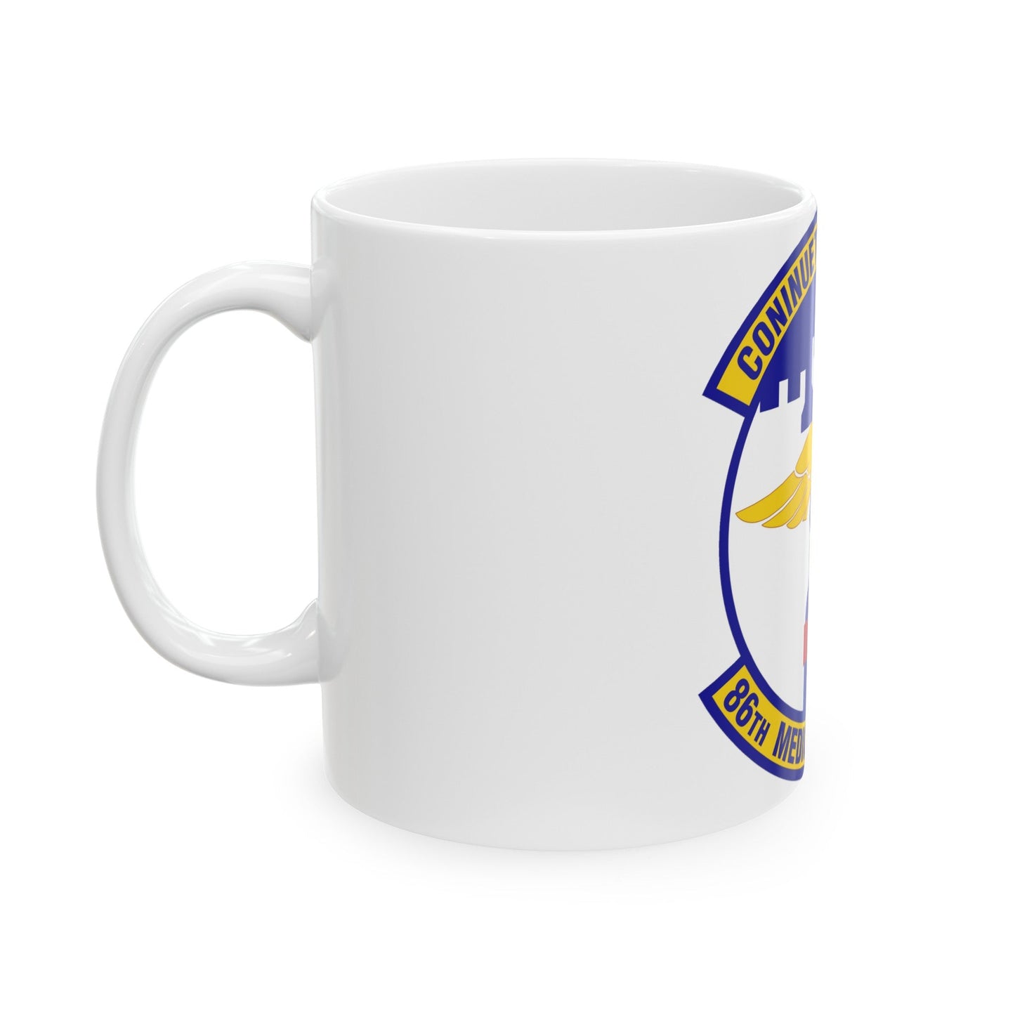 86 Medical Squadron USAFE (U.S. Air Force) White Coffee Mug-The Sticker Space