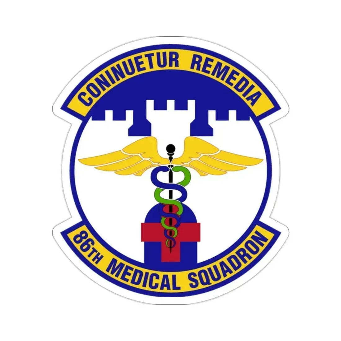 86 Medical Squadron USAFE (U.S. Air Force) STICKER Vinyl Die-Cut Decal 2 Inch - The Sticker Space