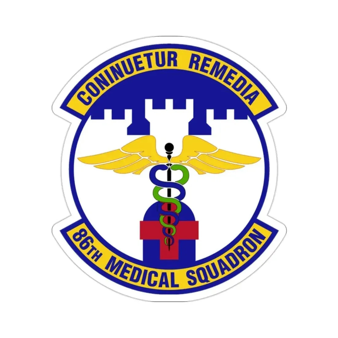 86 Medical Squadron USAFE (U.S. Air Force) STICKER Vinyl Die-Cut Decal - The Sticker Space