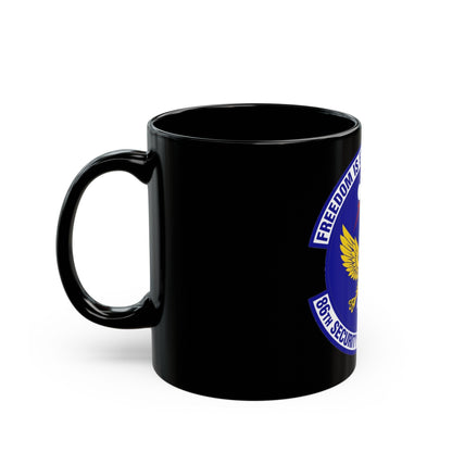 86 Security Forces Squadron USAFE (U.S. Air Force) Black Coffee Mug-The Sticker Space