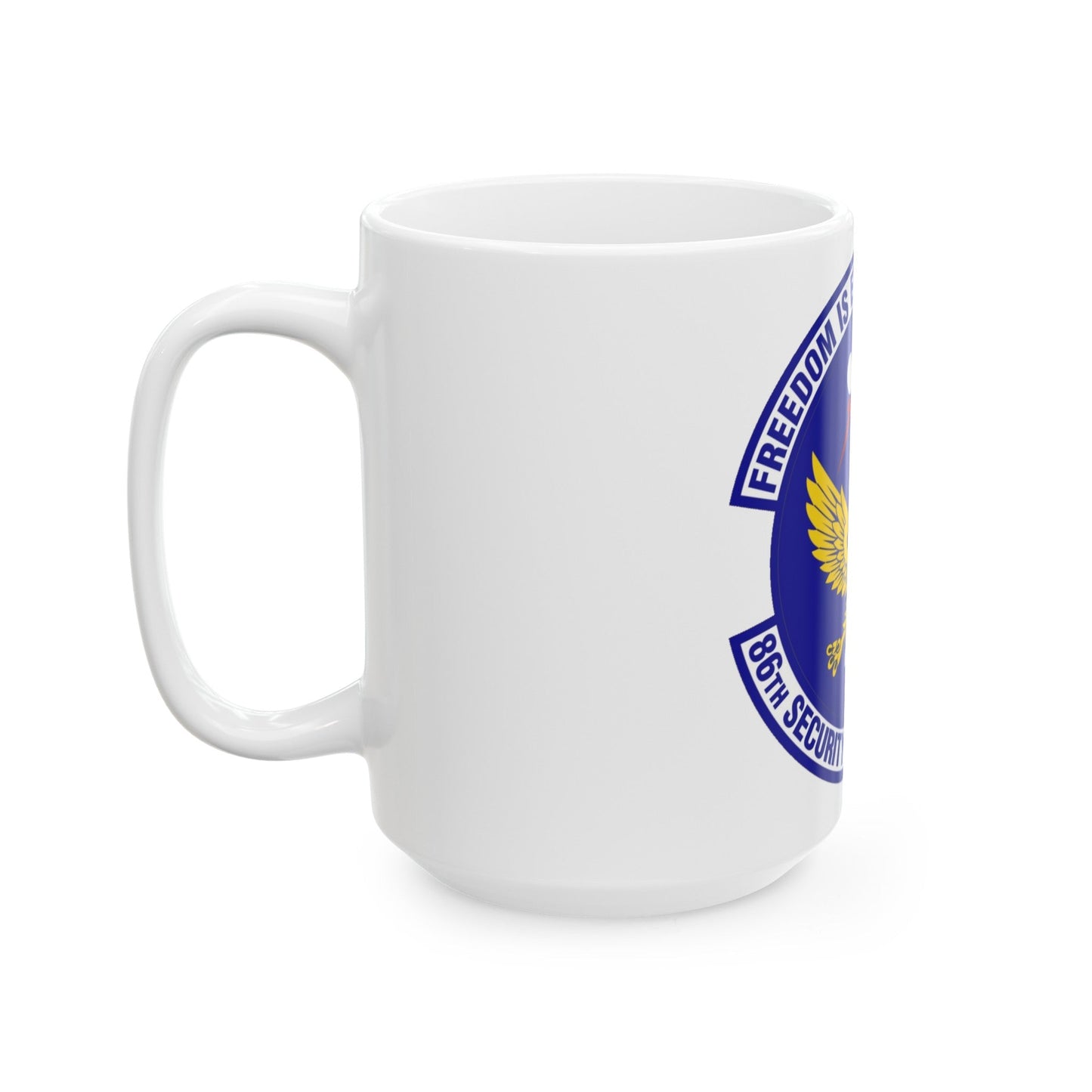 86 Security Forces Squadron USAFE (U.S. Air Force) White Coffee Mug-The Sticker Space