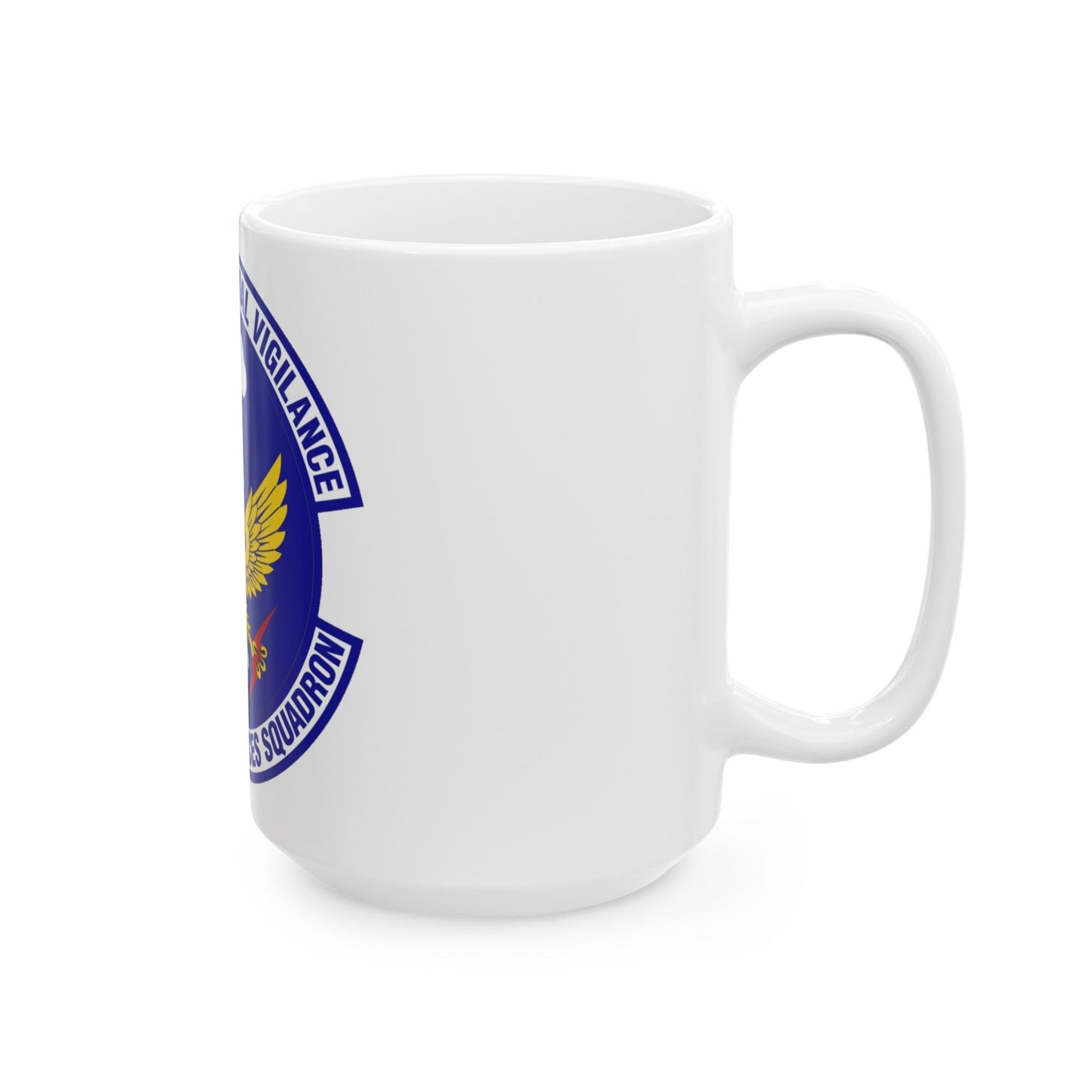 86 Security Forces Squadron USAFE (U.S. Air Force) White Coffee Mug-The Sticker Space