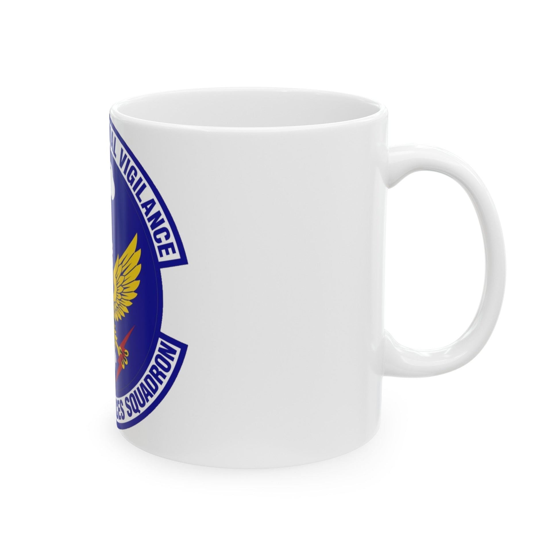 86 Security Forces Squadron USAFE (U.S. Air Force) White Coffee Mug-The Sticker Space