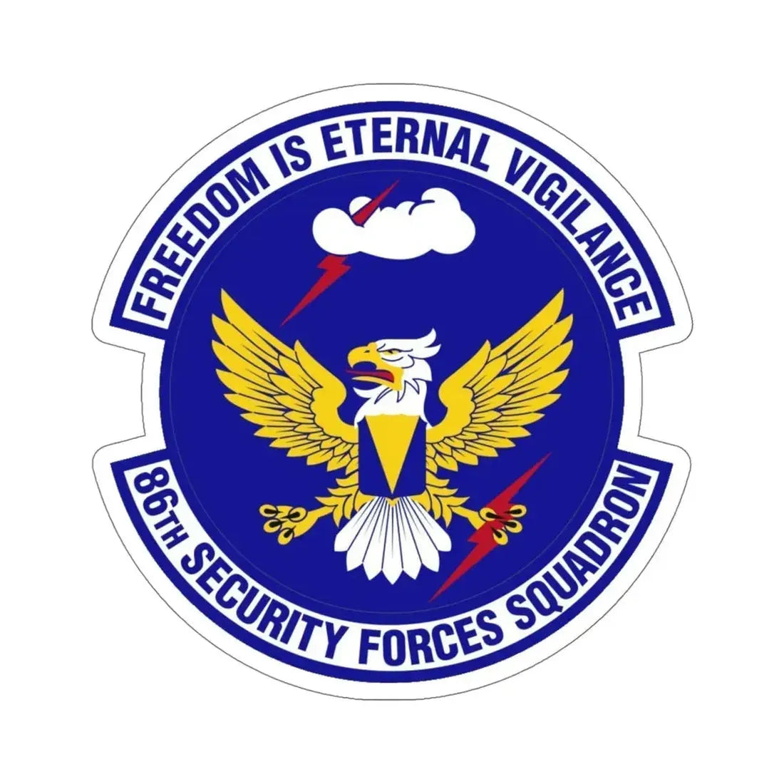 86 Security Forces Squadron USAFE (U.S. Air Force) STICKER Vinyl Die-Cut Decal - The Sticker Space