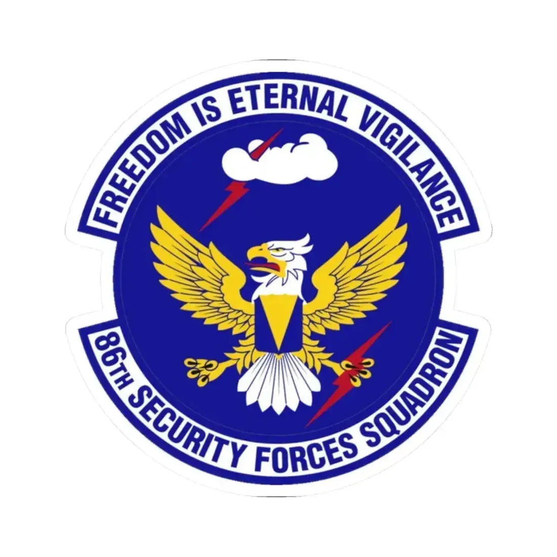 86 Security Forces Squadron USAFE (U.S. Air Force) STICKER Vinyl Kiss-Cut Decal - The Sticker Space