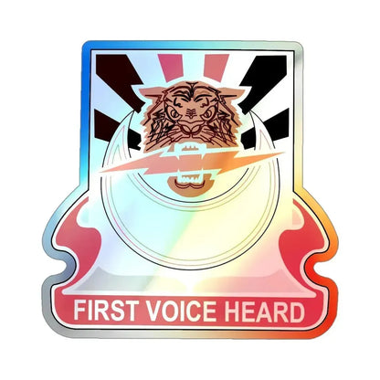 86 Signal Battalion (U.S. Army) Holographic STICKER Die-Cut Vinyl Decal - The Sticker Space