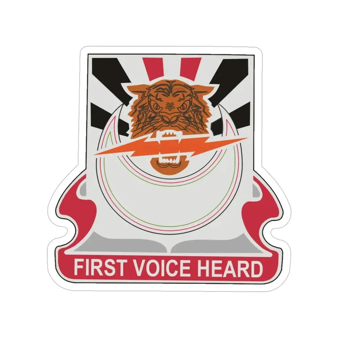 86 Signal Battalion (U.S. Army) Transparent STICKER Die-Cut Vinyl Decal - The Sticker Space