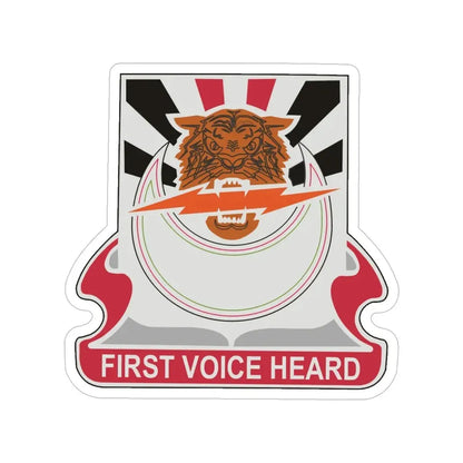 86 Signal Battalion (U.S. Army) Transparent STICKER Die-Cut Vinyl Decal - The Sticker Space