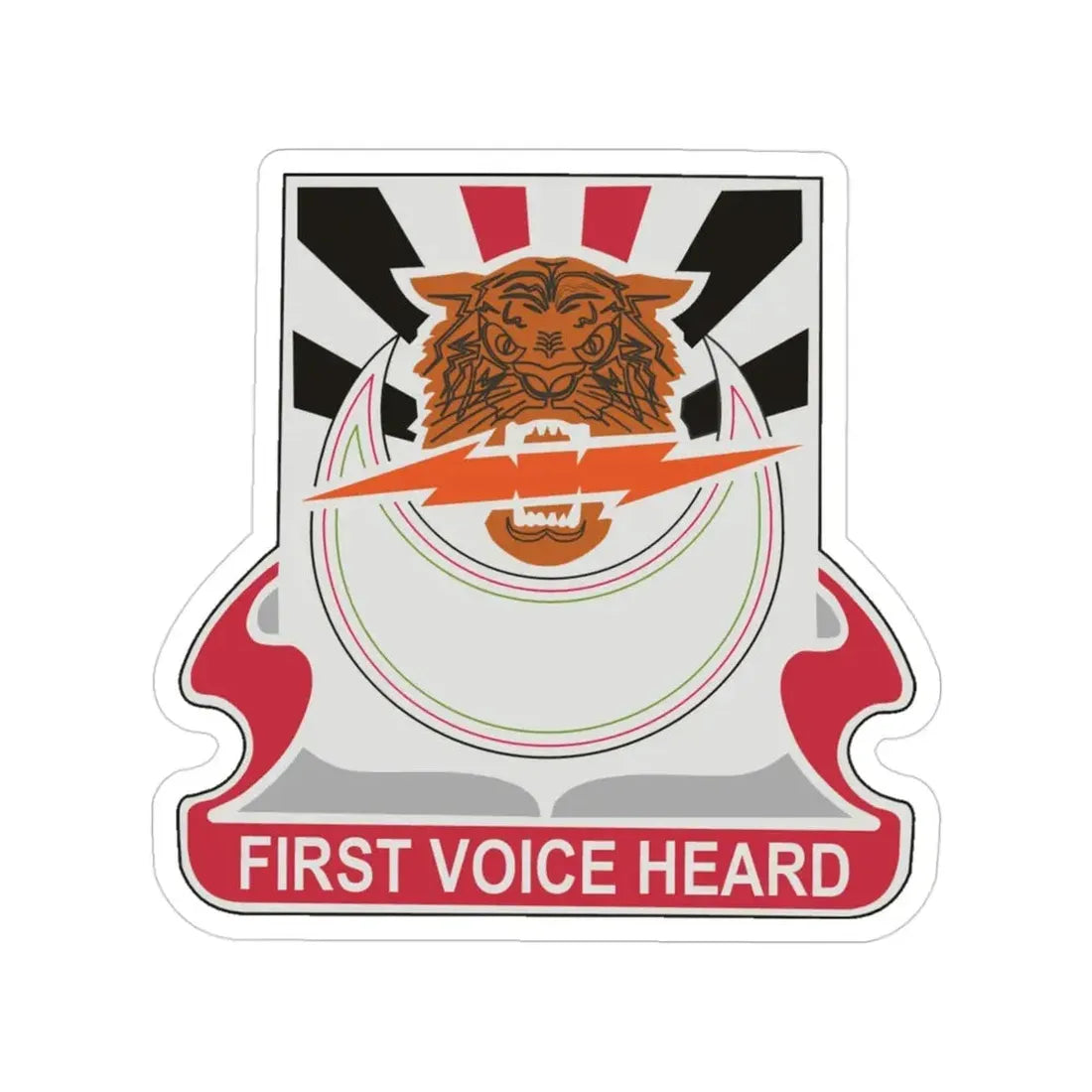 86 Signal Battalion (U.S. Army) Transparent STICKER Die-Cut Vinyl Decal - The Sticker Space