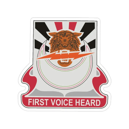 86 Signal Battalion (U.S. Army) Transparent STICKER Die-Cut Vinyl Decal - The Sticker Space