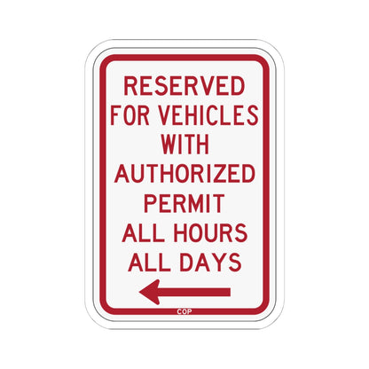 PBOT Road sign P4457L (Oregon) (Road Sign) STICKER Vinyl Kiss-Cut Decal
