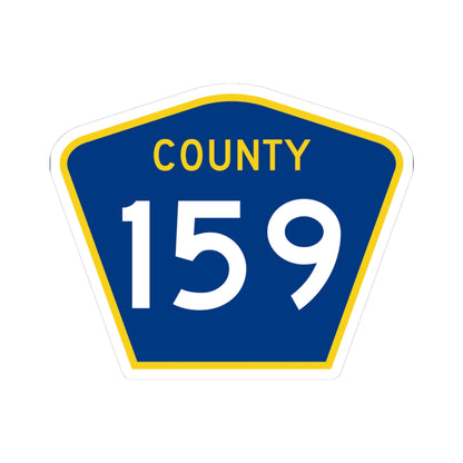 County 159 MN (Minnesota) (Road Sign) STICKER Vinyl Kiss-Cut Decal