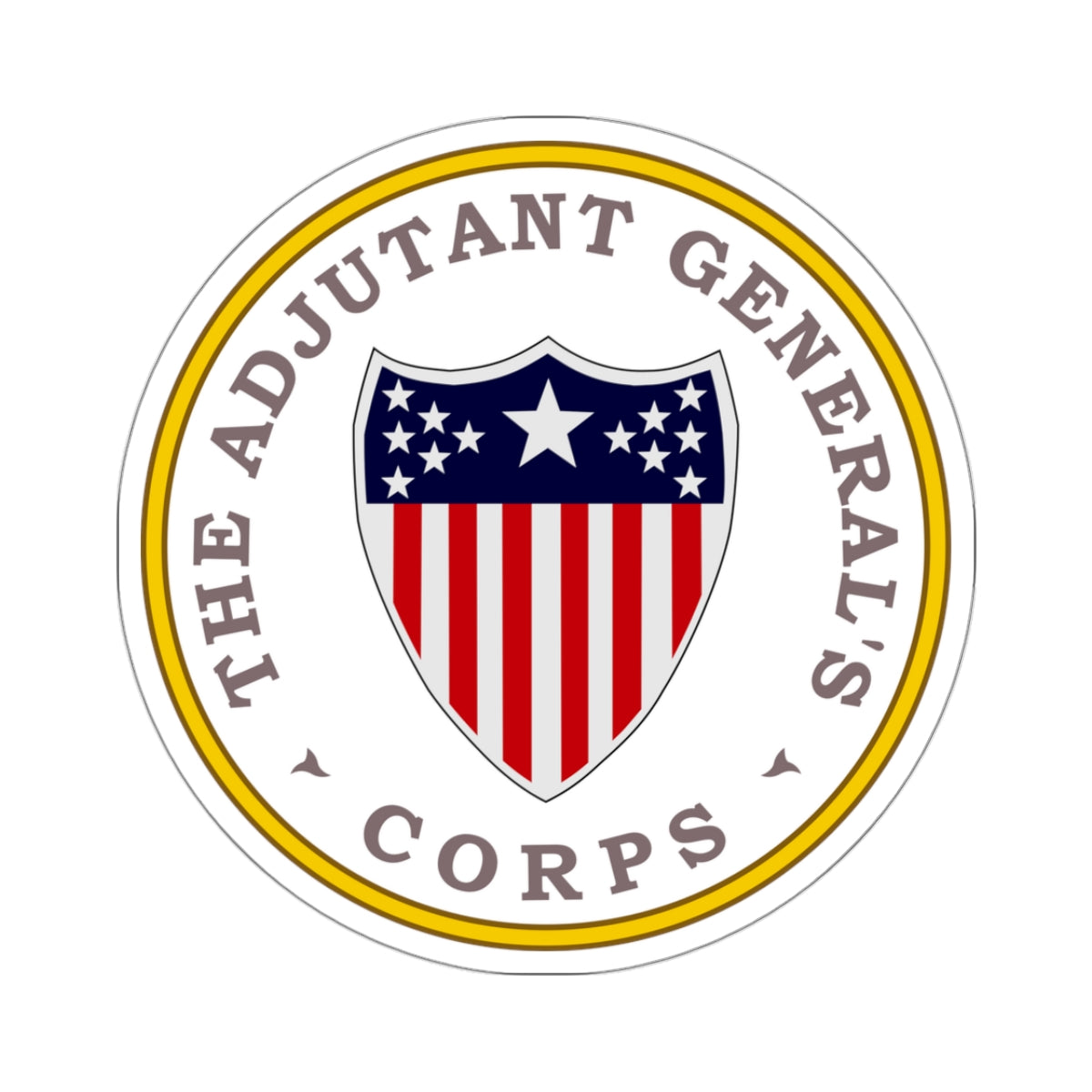 Army Adjutant Generals Corps - STICKER Vinyl Kiss-Cut Decal