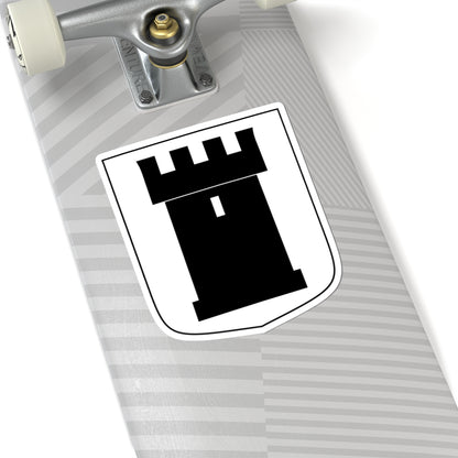 Saillon-blazon (Switzerland) (Coat of Arms) STICKER Vinyl Kiss-Cut Decal