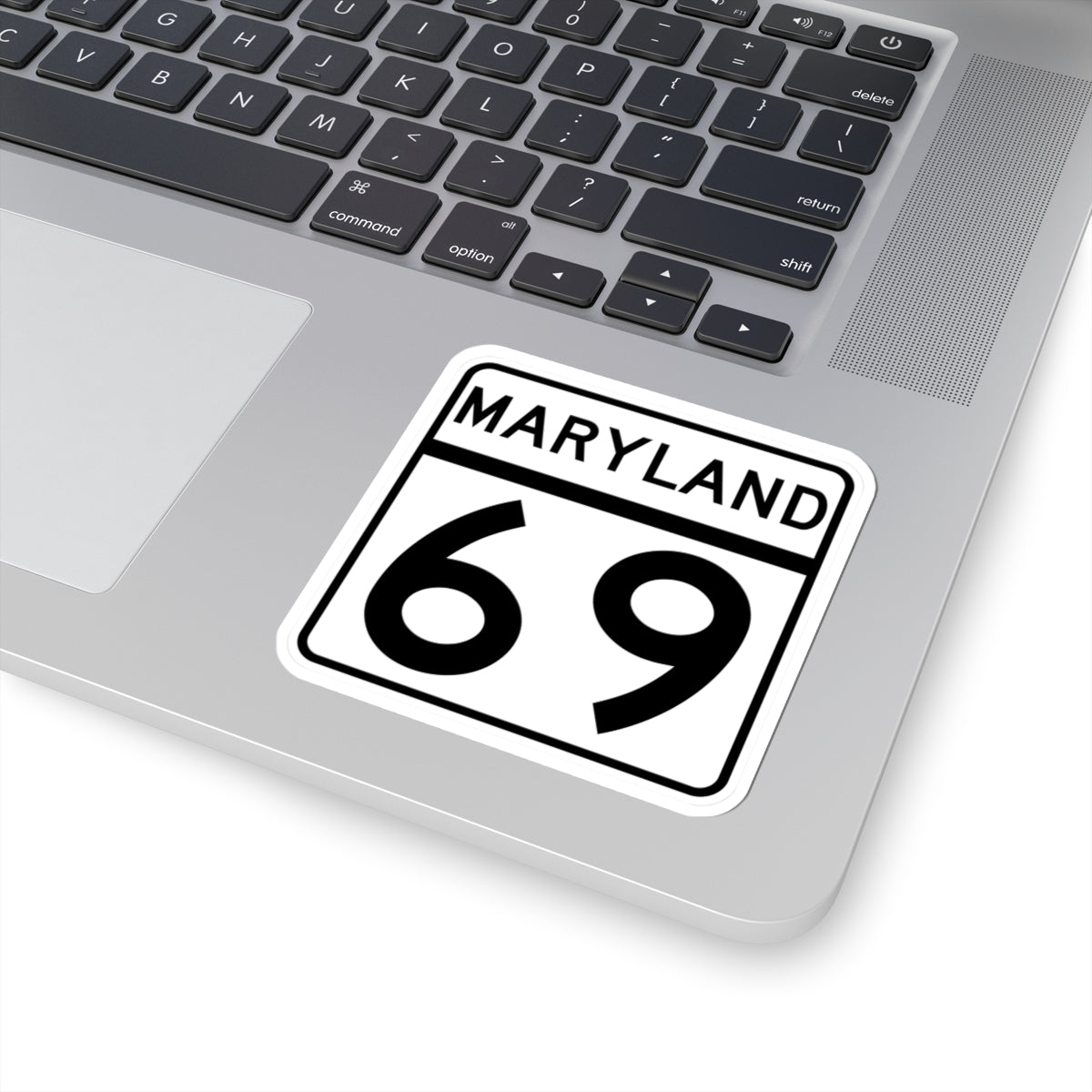 MD Route 69 (Maryland) (Road Sign) STICKER Vinyl Kiss-Cut Decal