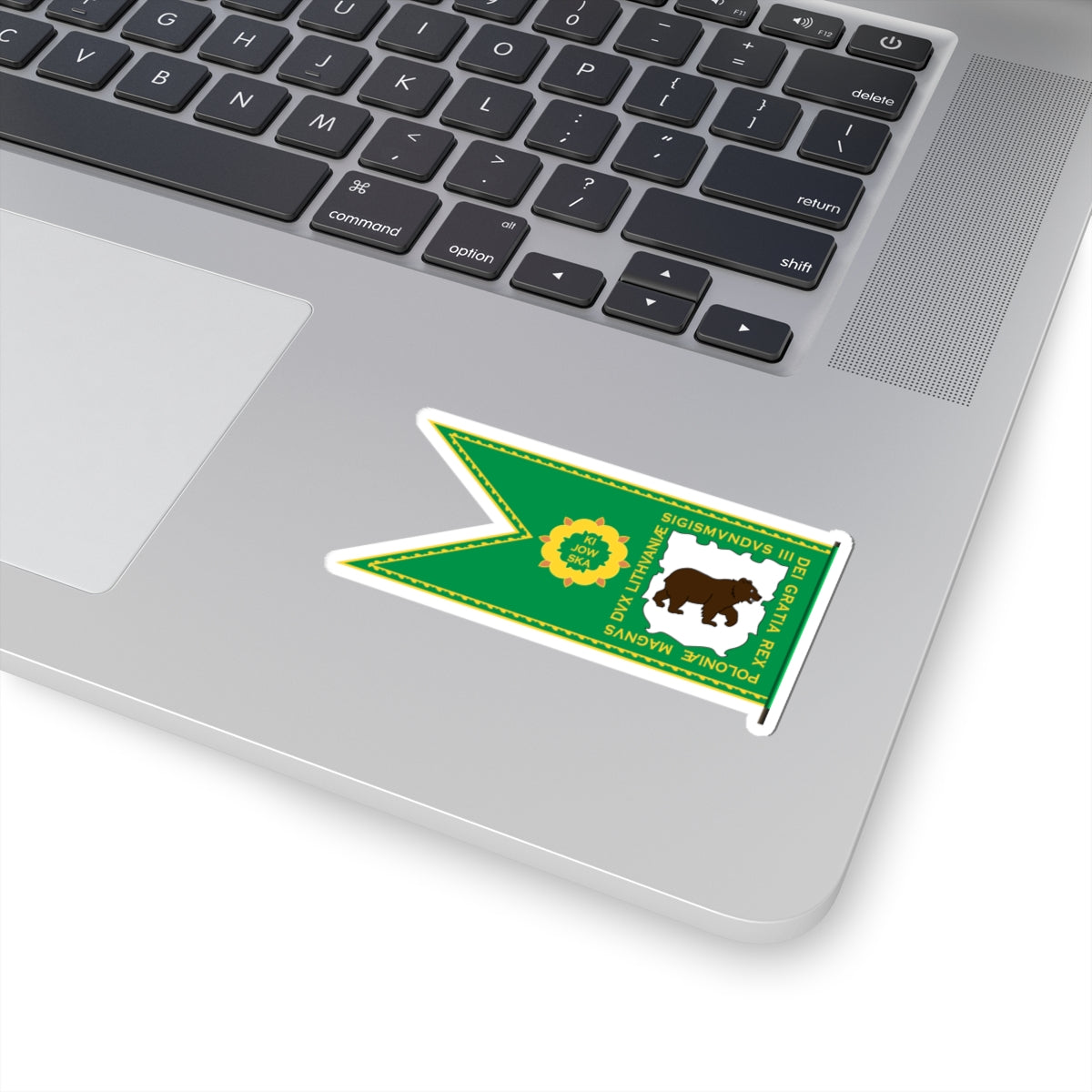 Banner of Kiev Voivodeship 1609-1618-2 (Belarus) (Coat of Arms) STICKER Vinyl Kiss-Cut Decal