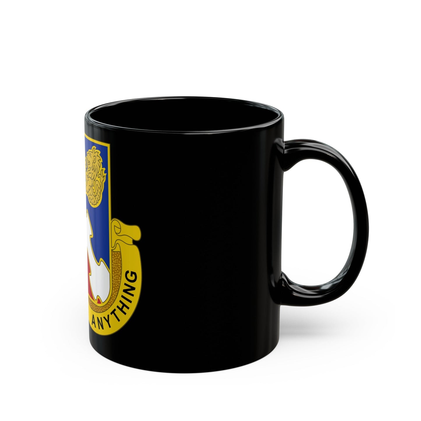 863 Engineer Battalion (U.S. Army) Black Coffee Mug-The Sticker Space