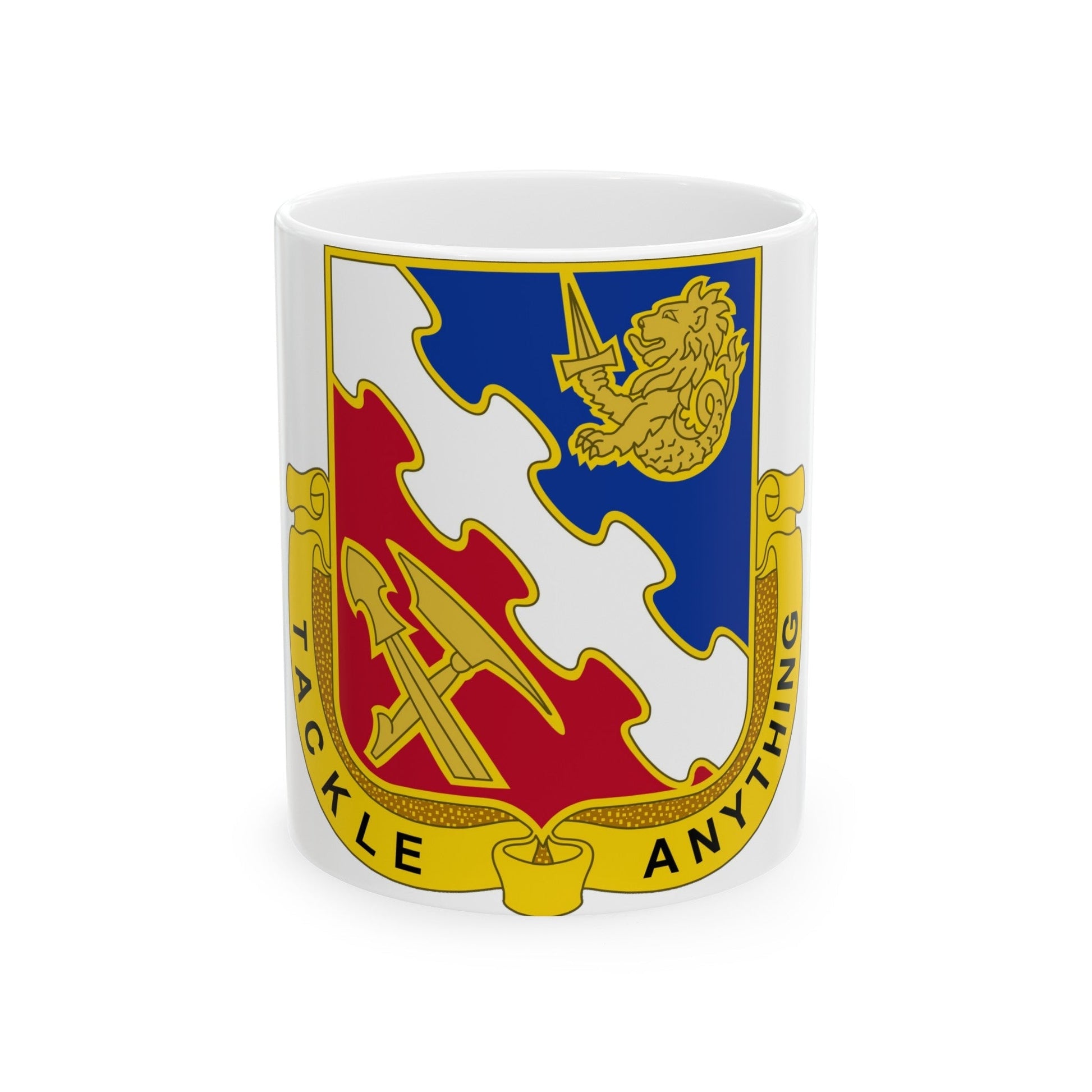 863 Engineer Battalion (U.S. Army) White Coffee Mug-11oz-The Sticker Space