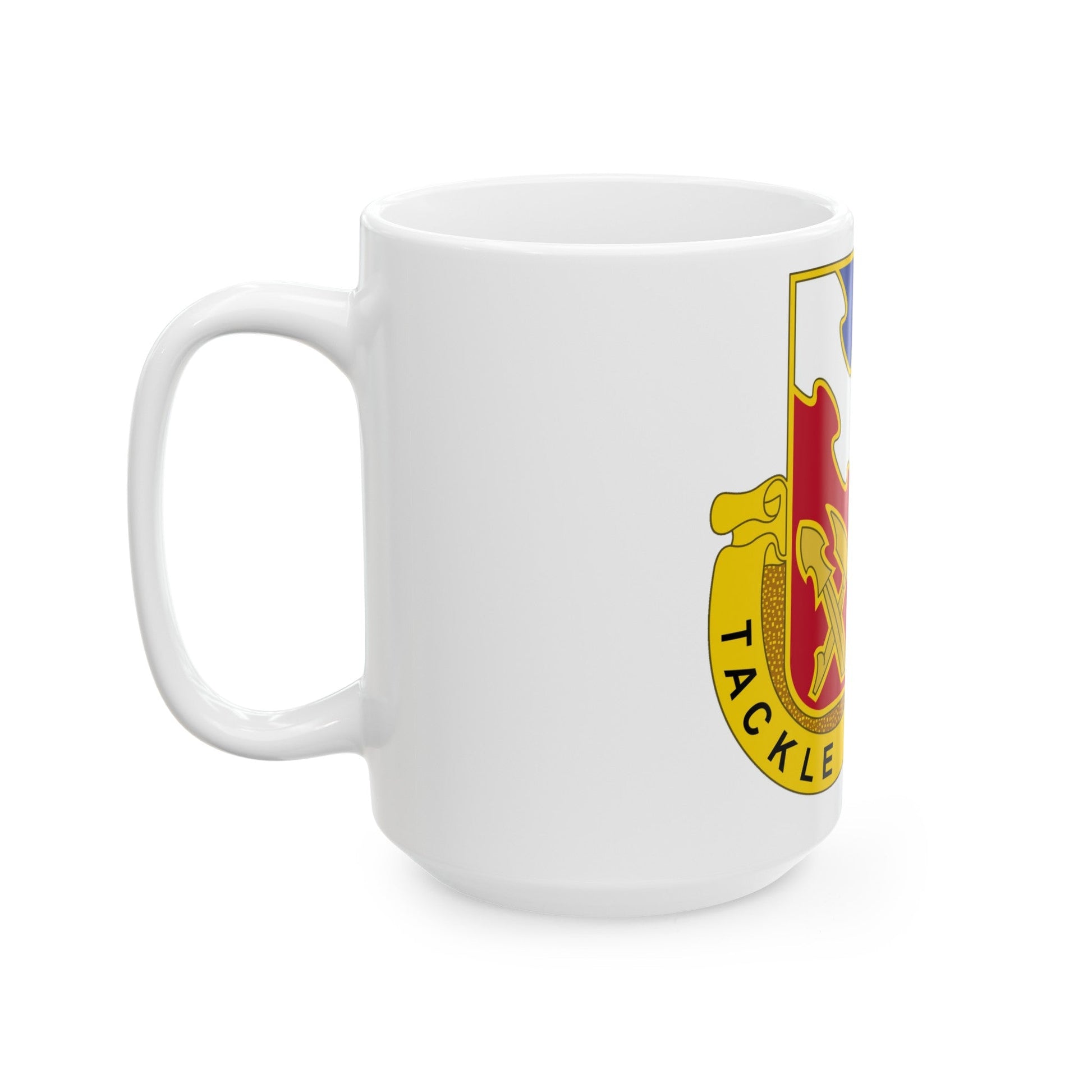 863 Engineer Battalion (U.S. Army) White Coffee Mug-The Sticker Space