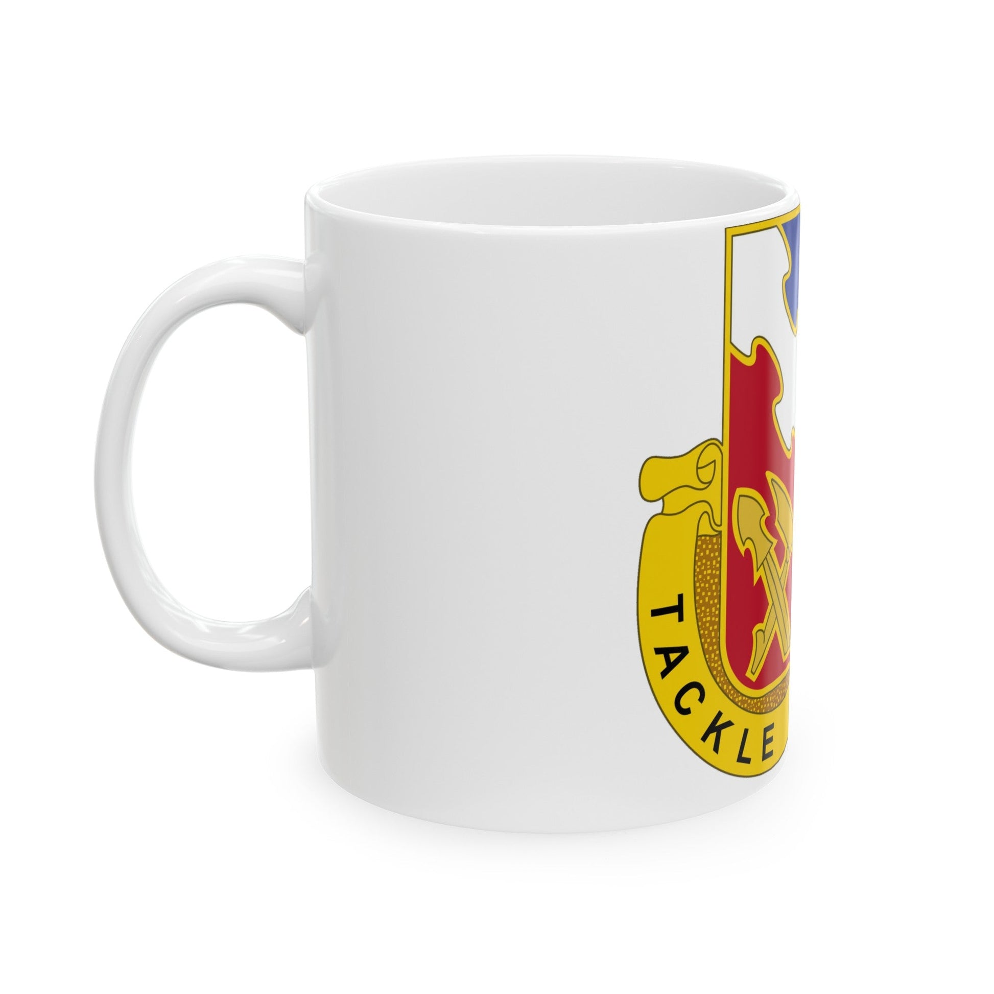 863 Engineer Battalion (U.S. Army) White Coffee Mug-The Sticker Space